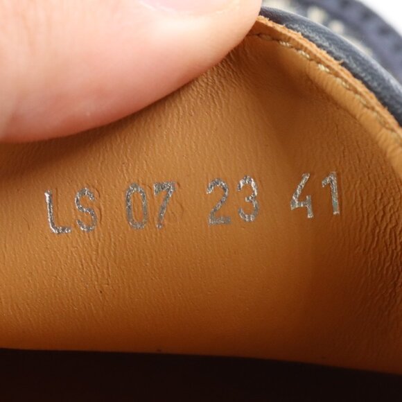 NIDB DIOR Diorissimo Pattern Granville Loafers in Navy/Beige IT Size 41 - Picture 9 of 13